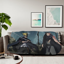 Load image into Gallery viewer, Anime Boruto Sherpa Blanket

