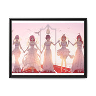 The Quintessential Quintuplets Canvas Framed Art Print