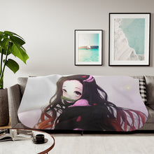 Load image into Gallery viewer, Demon Slayer: Kimetsu no Yaiba Sherpa Blanket
