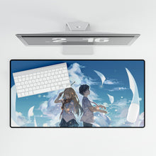 Load image into Gallery viewer, Kousei Arima and Kaori Miyazono Mouse Pad (Desk Mat)
