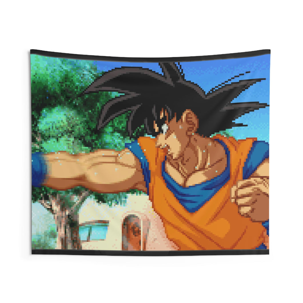 Dragon Ball Z: Supersonic Warriors - Goku [4k] Indoor Wall Tapestry