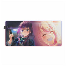 Load image into Gallery viewer, Chisato Nishikigi &amp; Takina Inoue RGB LED Mouse Pad (Desk Mat)
