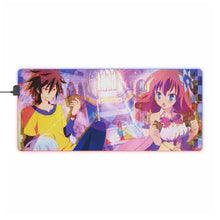Load image into Gallery viewer, Shiro,Sora and Stephanie RGB LED Mouse Pad (Desk Mat)
