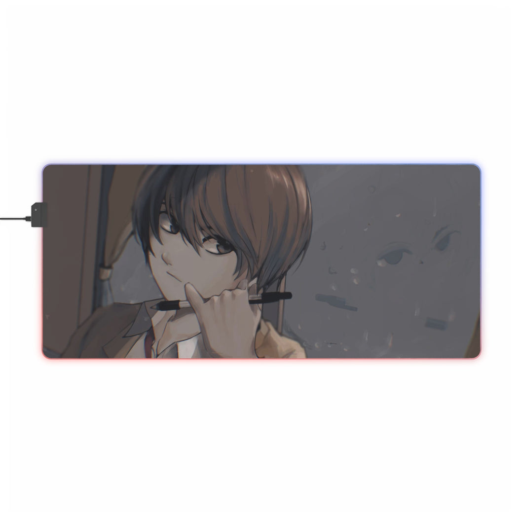 Death Note Light Yagami RGB LED Mouse Pad (Desk Mat)