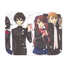 Load image into Gallery viewer, Mei,Kouichi,Izumi,Naoya and Yuuya Sherpa Blanket
