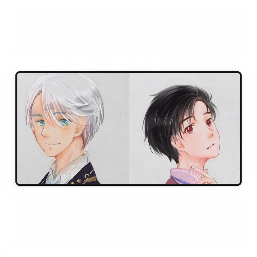 Yuri!!! On Ice Victor Nikiforov, Yuuri Katsuki Mouse Pad (Desk Mat)