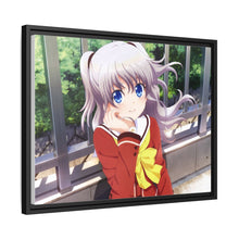 Load image into Gallery viewer, Nao Tomori smiling Canvas Framed Art Print

