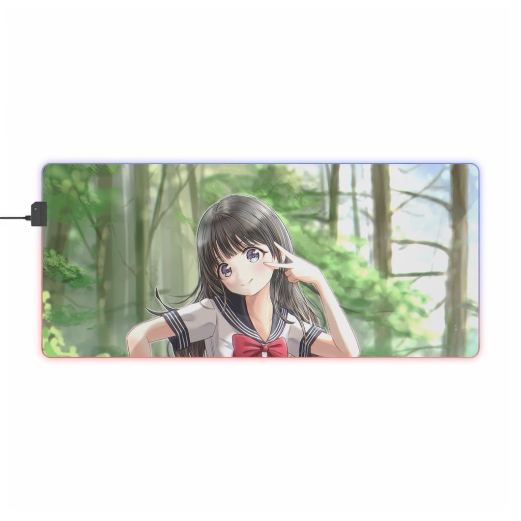 Akebi's Sailor Uniform RGB LED Mouse Pad (Desk Mat)