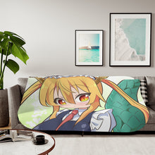 Load image into Gallery viewer, Anime Miss Kobayashi&#39;s Dragon Maid Sherpa Blanket
