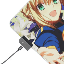 Load image into Gallery viewer, Saber (Fate Series) RGB LED Mouse Pad (Desk Mat)
