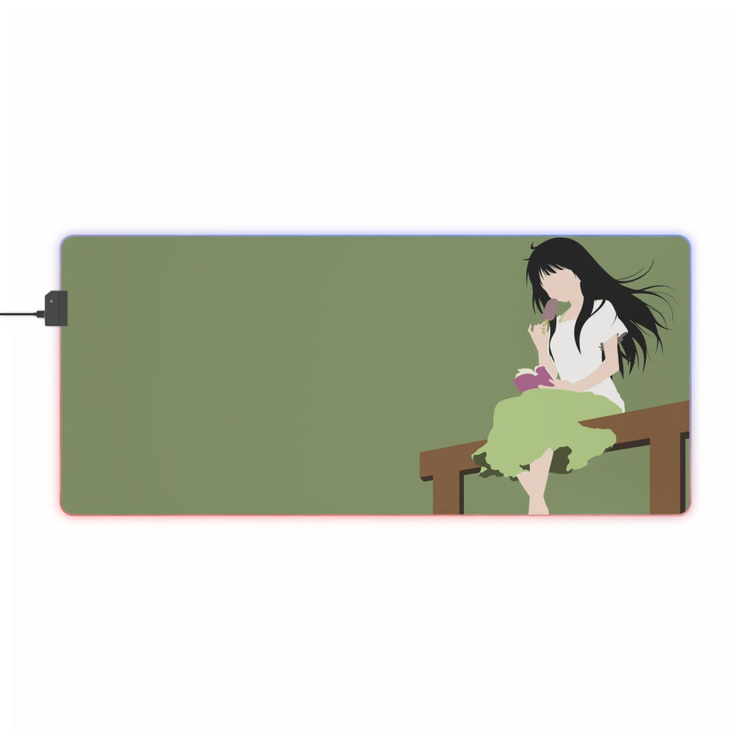 Eru Chitanda  Minimalist RGB LED Mouse Pad (Desk Mat)
