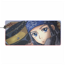 Load image into Gallery viewer, Asirpa and Sugimoto Saichi RGB LED Mouse Pad (Desk Mat)
