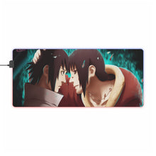Load image into Gallery viewer, Sasuke and Itachi : The Last Scene RGB LED Mouse Pad (Desk Mat)
