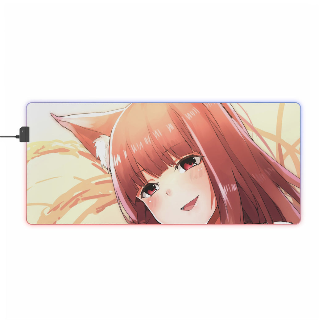 Spice And Wolf RGB LED Mouse Pad (Desk Mat)