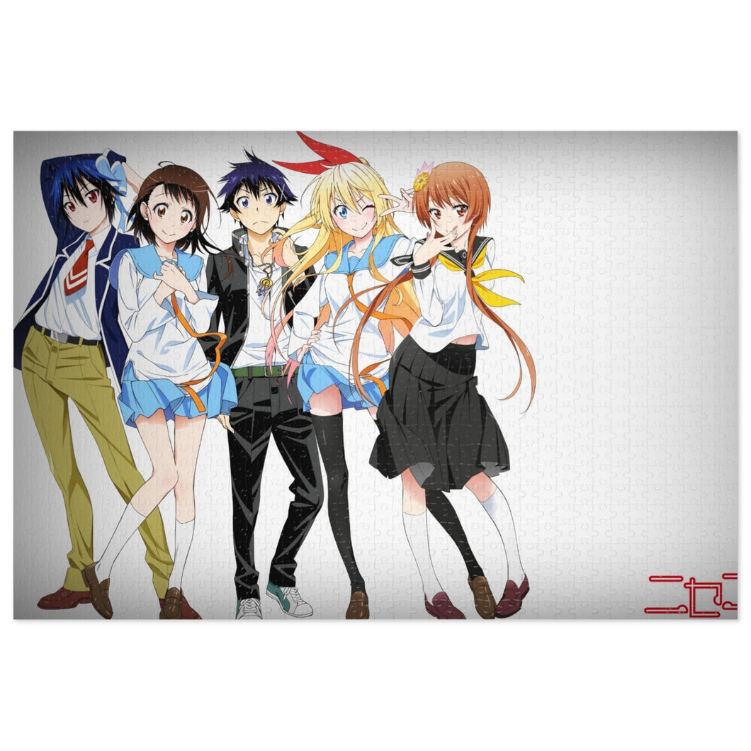 Nisekoi Chitoge Kirisaki, Kosaki Onodera, Seishirou Tsugumi, Marika Tachibana Jigsaw Puzzle