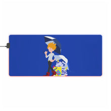 Load image into Gallery viewer, Yamato and Gabumon from Digimon Adventure RGB LED Mouse Pad (Desk Mat)
