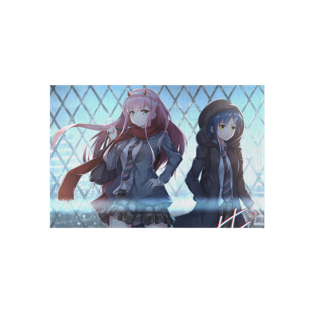 Zero Two and Ichigo Rug