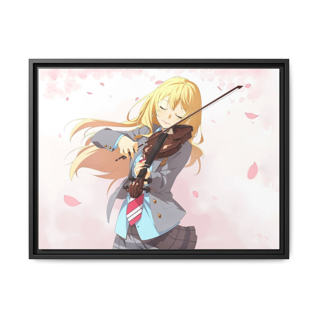 Anime Your Lie in April Canvas Framed Art Print