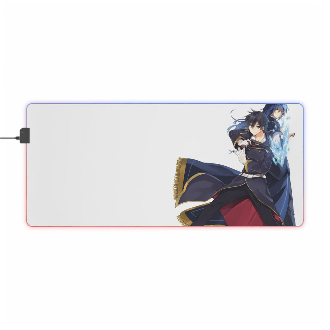 Rokudenashi Majutsu Koushi To Akashic Records Glenn Radars, Albert Frazer RGB LED Mouse Pad (Desk Mat)