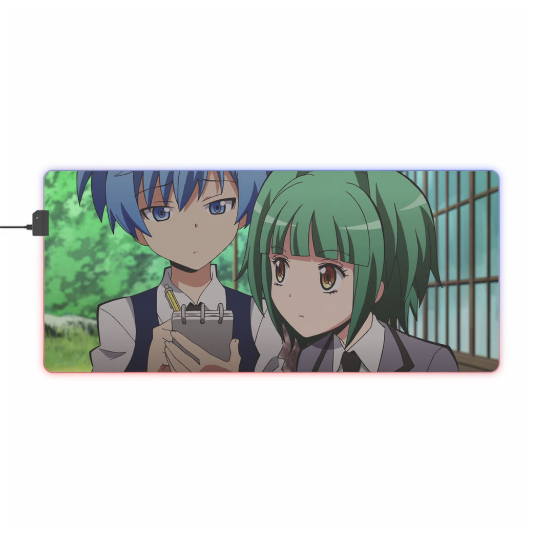 Nagisa and Kaede RGB LED Mouse Pad (Desk Mat)