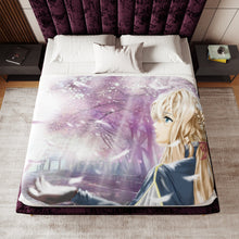 Load image into Gallery viewer, Violet Evergarden Sherpa Blanket
