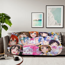 Load image into Gallery viewer, Love Live! Maki Nishikino, Kotori Minami, Umi Sonoda, Honoka Kousaka, Rin Hoshizora Sherpa Blanket

