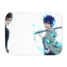 Load image into Gallery viewer, Blue Exorcist Sherpa Blanket
