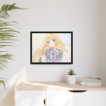 Load image into Gallery viewer, Kaori Miyazono Canvas Framed Art Print
