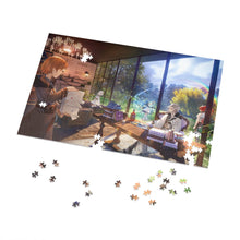 Load image into Gallery viewer, Mushoku Tensei: Jobless Reincarnation Roxy Migurdia, Rudeus Greyrat, Eris Boreas Greyrat, Sylphiette, Orsted Jigsaw Puzzle
