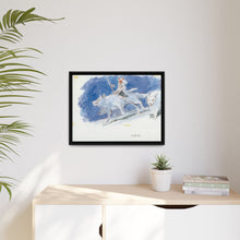 Load image into Gallery viewer, Anime Princess Mononoke Canvas Framed Art Print
