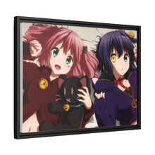 Load image into Gallery viewer, Rikka Takanashi and Satone Shichimiya Canvas Framed Art Print
