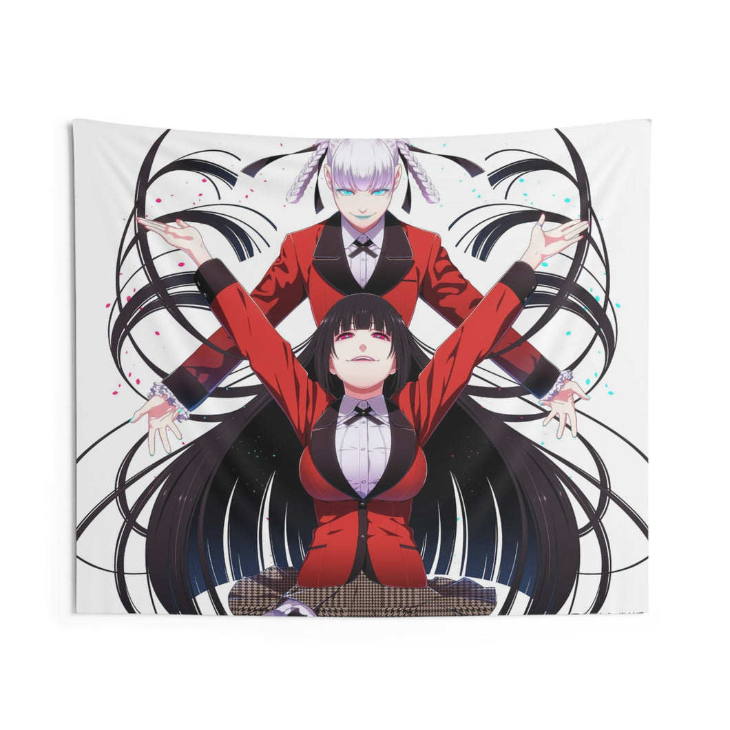 Yumeko Jabami and Kirari Momobami Indoor Wall Tapestry