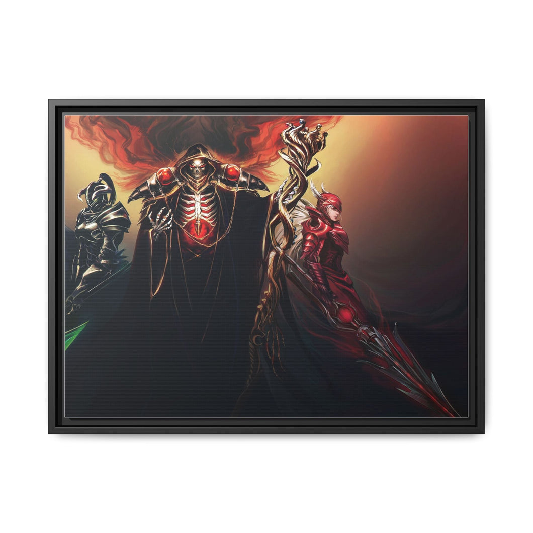 Overlord Albedo, Shalltear Bloodfallen Canvas Framed Art Print
