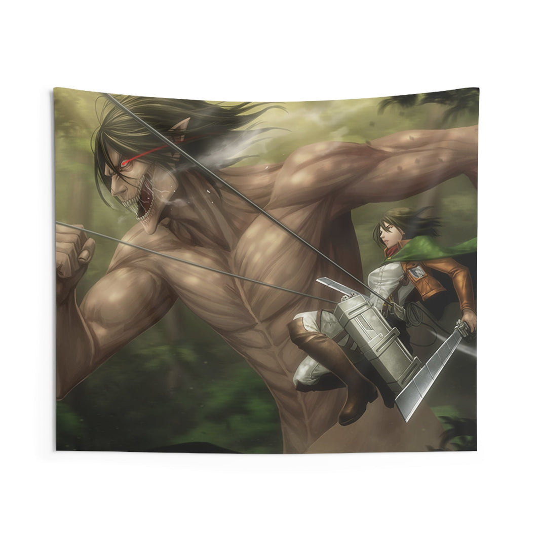 Anime Attack On Titan Indoor Wall Tapestry