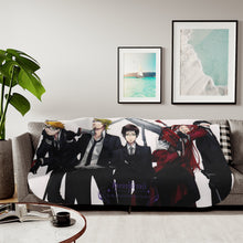Load image into Gallery viewer, Black Butler Sherpa Blanket
