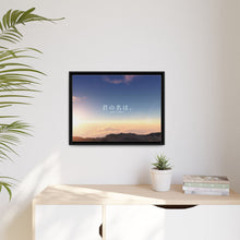 Load image into Gallery viewer, Your Name. Canvas Framed Art Print
