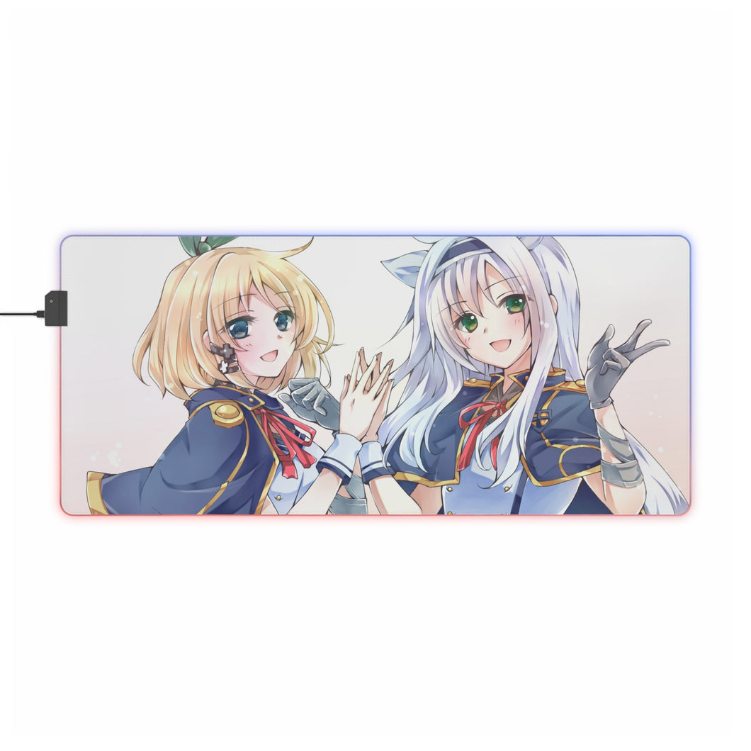 Rokudenashi Majutsu Koushi To Akashic Records Sistine Fibel, Rumia Tingel RGB LED Mouse Pad (Desk Mat)