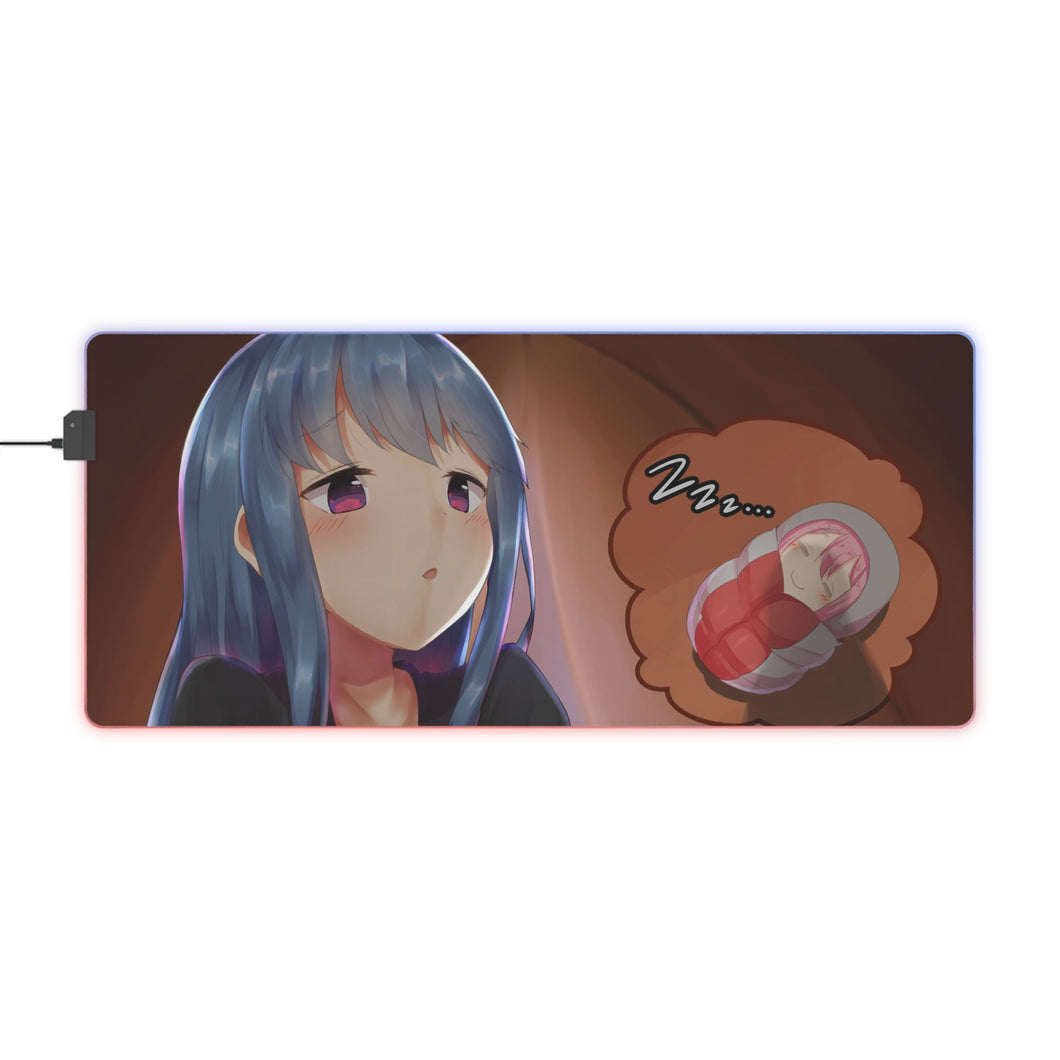 Laid-Back Camp by RGB LED Mouse Pad (Desk Mat)