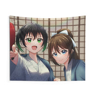 Shizuku Osaka & Yu Takasaki Indoor Wall Tapestry