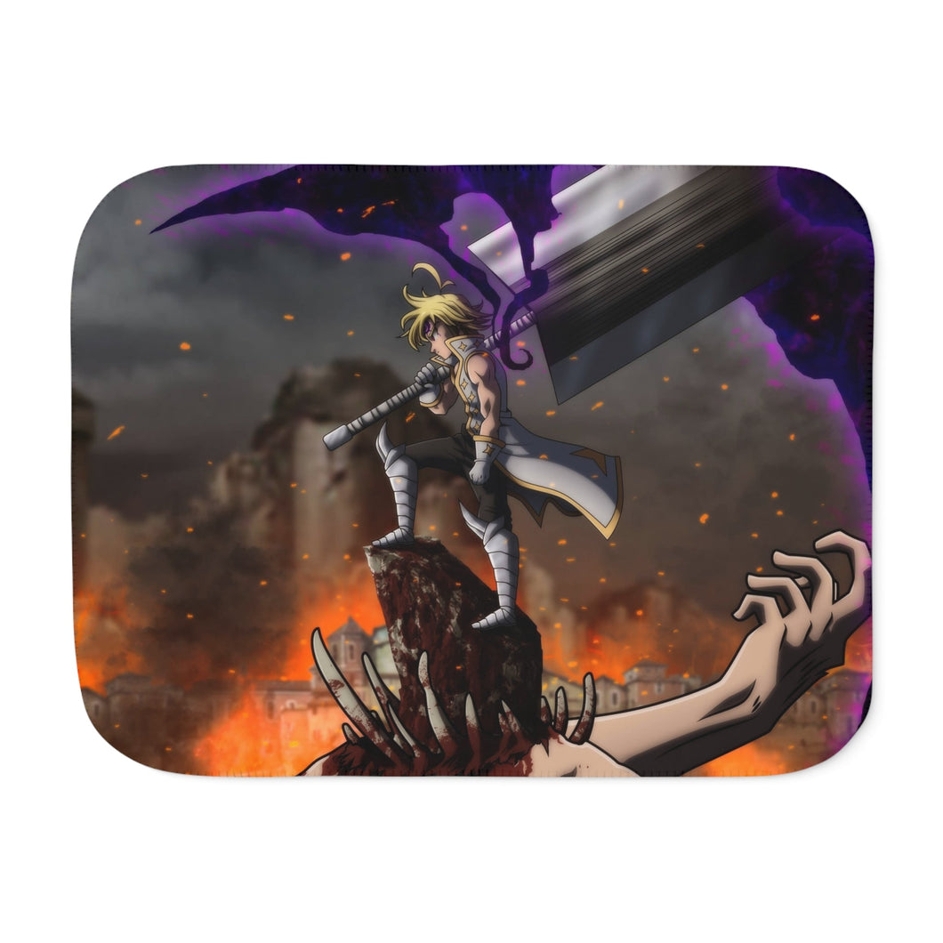 Medliodas Demon King Sherpa Blanket