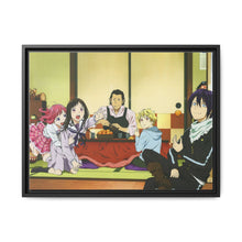 Load image into Gallery viewer, Noragami Yato, Yukine, Hiyori Iki, Kofuku Ebisu, Daikoku Canvas Framed Art Print
