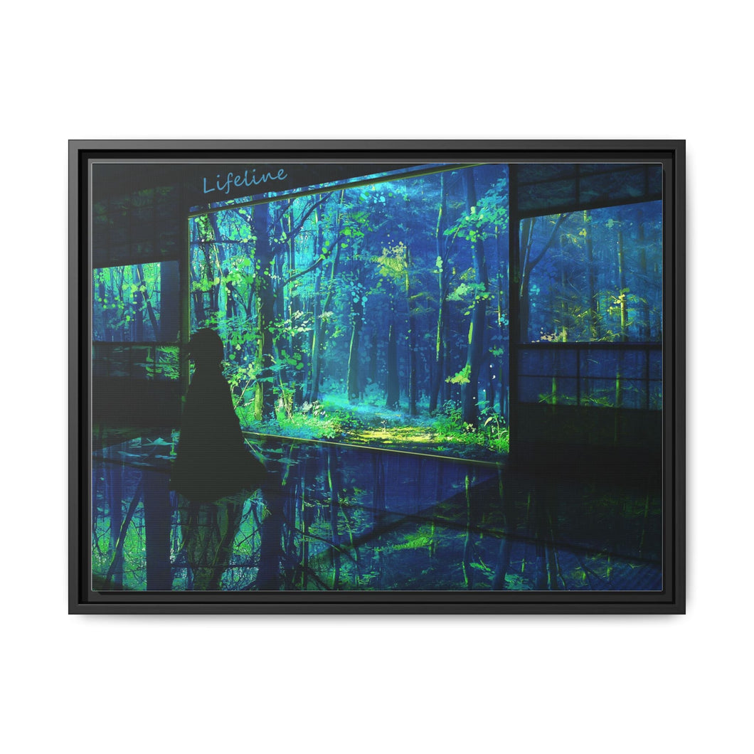 Demon Slayer: Kimetsu no Yaiba Canvas Framed Art Print