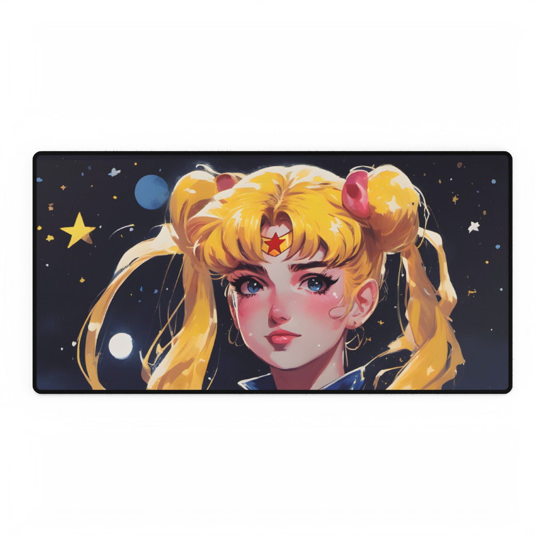 Usagi Tsukino,Realistic,Cute,Colorful,Oil Painting,AI Art,HD Mouse Pad (Desk Mat)