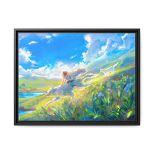 Load image into Gallery viewer, Anime Princess Mononoke Canvas Framed Art Print
