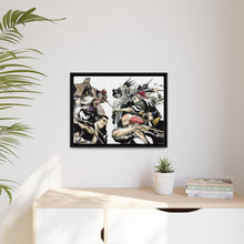 Load image into Gallery viewer, Bleach Renji Abarai, Kenpachi Zaraki Canvas Framed Art Print
