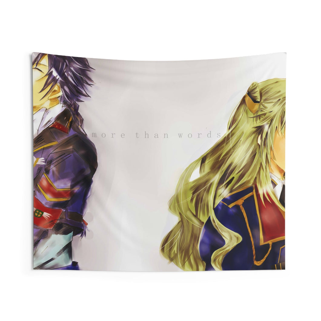 Lelouch and CC Indoor Wall Tapestry