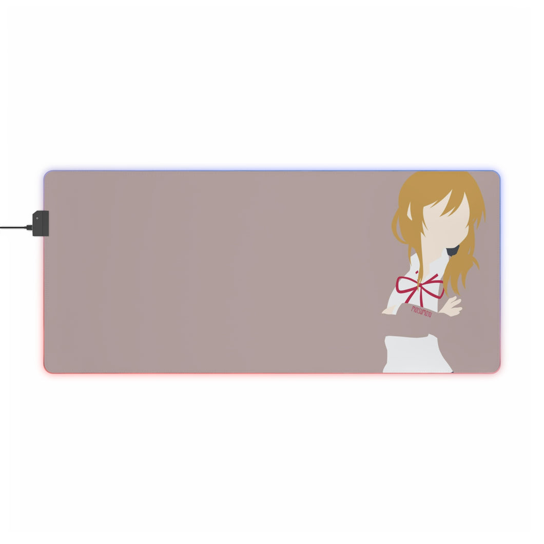 Monthly Girls' Nozaki-kun Yuzuki Seo RGB LED Mouse Pad (Desk Mat)