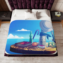 Load image into Gallery viewer, Anime One Piece Sherpa Blanket
