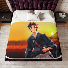 Load image into Gallery viewer, Anime Food Wars: Shokugeki no Soma Sherpa Blanket
