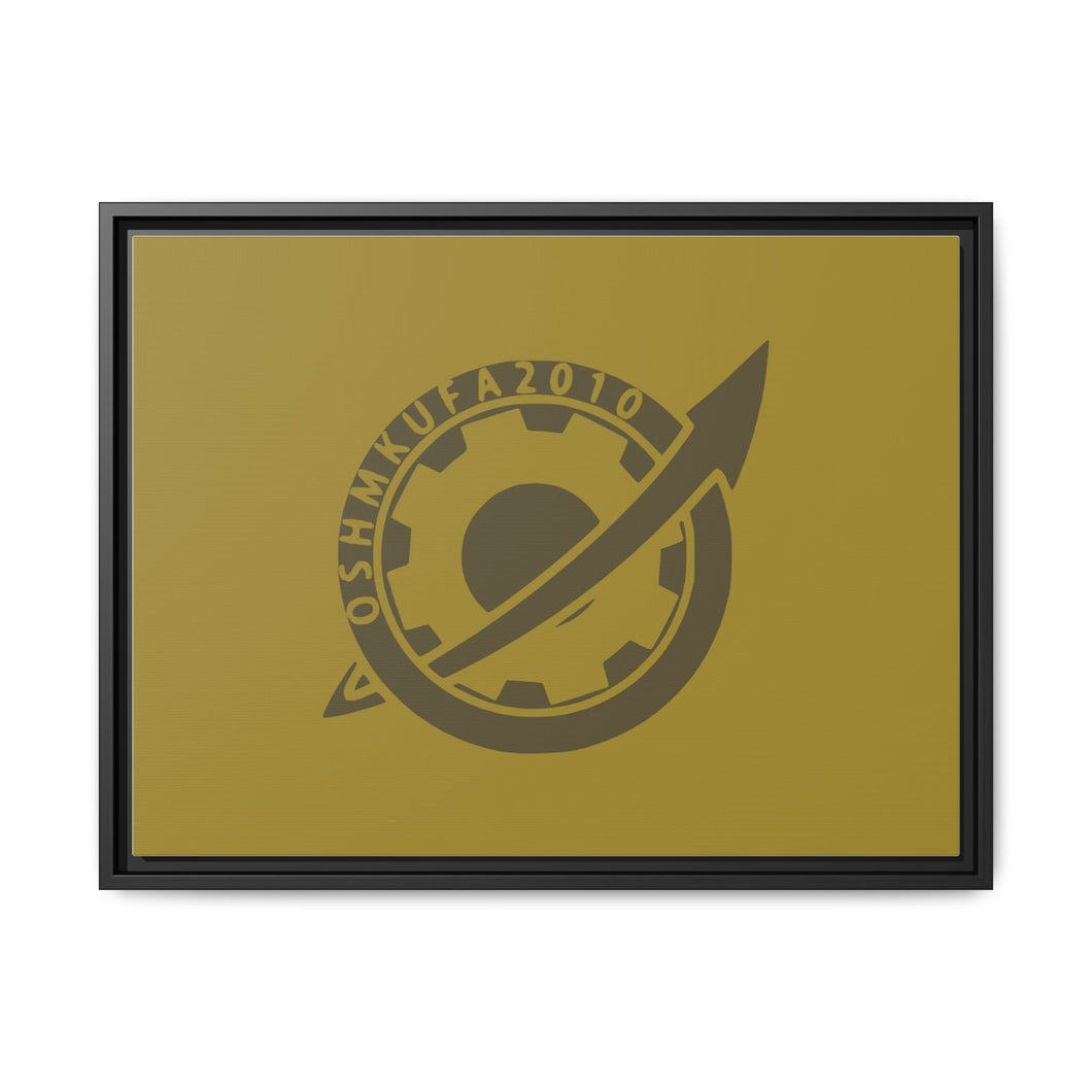 Lab Member Pin Canvas Framed Art Print